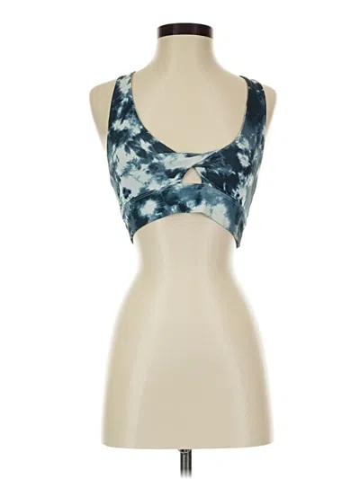 Pre-owned Fabletics Tank Top Blue Strapless Neckline Tops