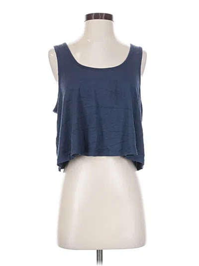 Pre-owned Fabletics Tank Top Blue Strapless Neckline Tops
