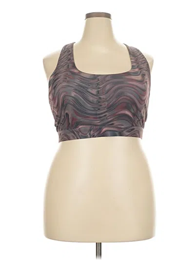 Pre-owned Fabletics Tank Top Brown Halter Neckline Tops