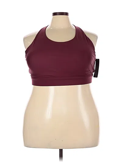 Fabletics Tank Top Burgundy Halter Neckline Tops