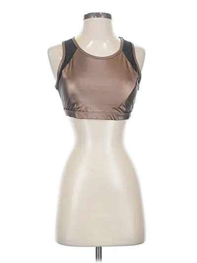Pre-owned Fabletics Tank Top Gold Strapless Neckline Tops