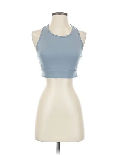 Pre-owned Fabletics Tank Top Gray Halter Neckline Tops