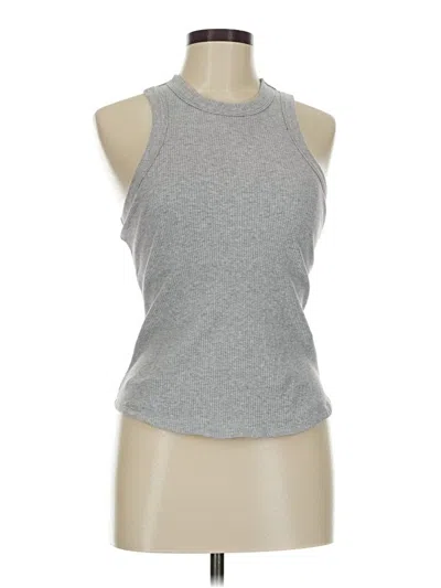 Pre-owned Fabletics Tank Top Gray Halter Neckline Tops