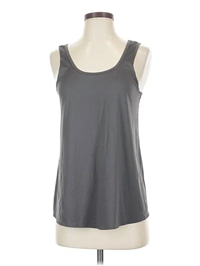 Pre-owned Fabletics Tank Top Gray Halter Neckline Tops