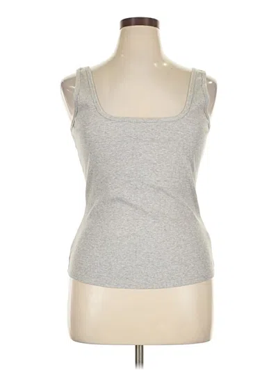 Fabletics Tank Top Gray Sweetheart Neckline Tops