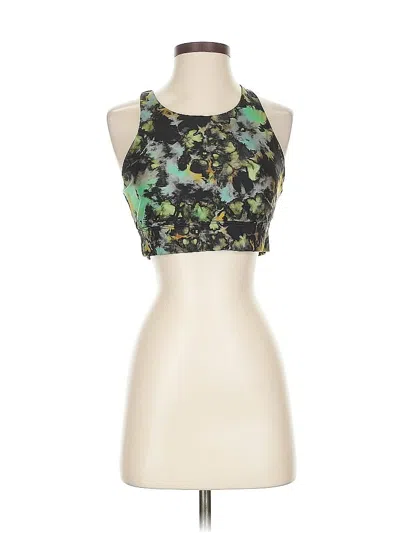 Pre-owned Fabletics Tank Top Green Halter Neckline Tops