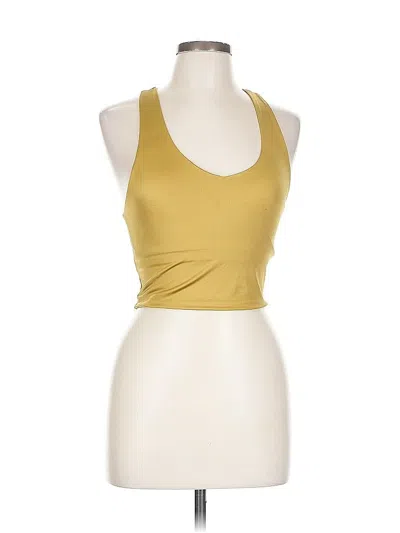 Pre-owned Fabletics Tank Top Green Halter Neckline Tops