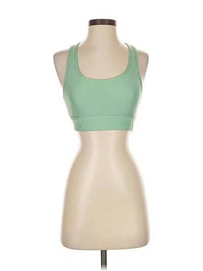 Pre-owned Fabletics Tank Top Green Halter Neckline Tops
