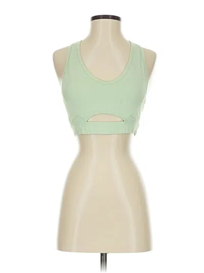 Pre-owned Fabletics Tank Top Green Halter Neckline Tops