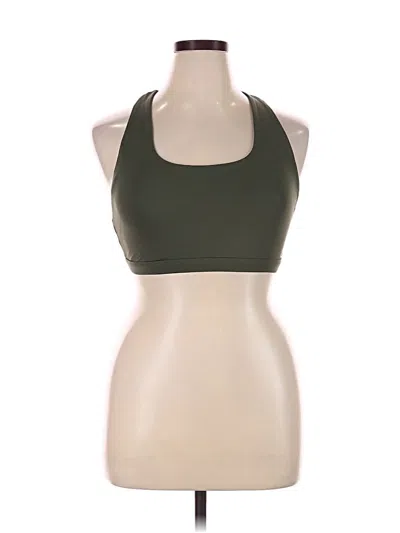 Pre-owned Fabletics Tank Top Green Halter Neckline Tops