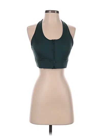 Pre-owned Fabletics Tank Top Green Halter Neckline Tops