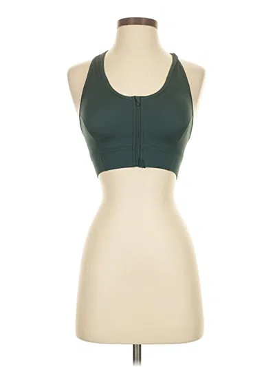 Fabletics Tank Top Green Halter Neckline Tops In Multi