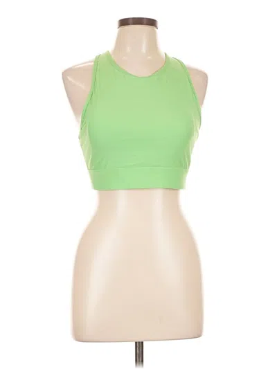 Pre-owned Fabletics Tank Top Green Halter Neckline Tops