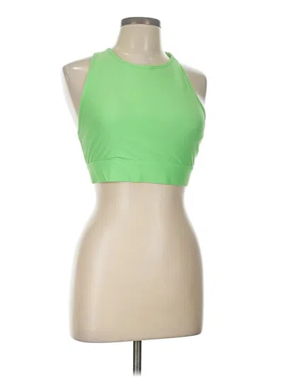Pre-owned Fabletics Tank Top Green Halter Neckline Tops