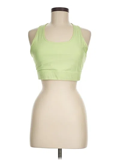Pre-owned Fabletics Tank Top Green Halter Neckline Tops