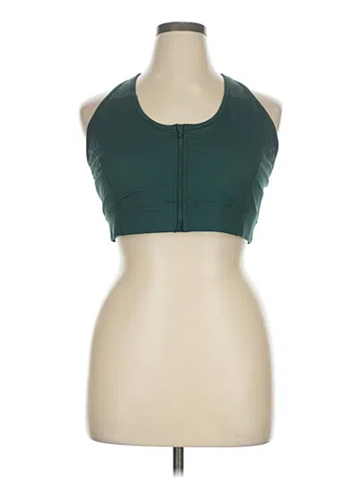 Pre-owned Fabletics Tank Top Green Halter Neckline Tops