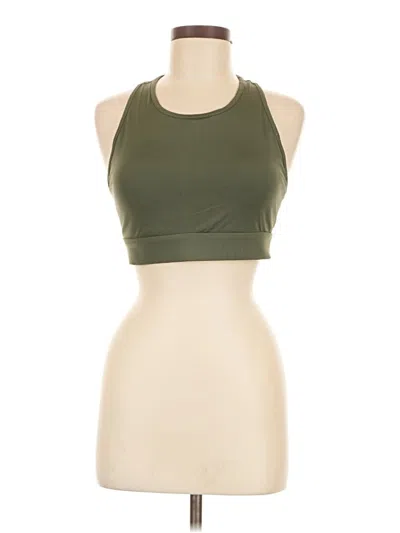 Pre-owned Fabletics Tank Top Green Halter Neckline Tops