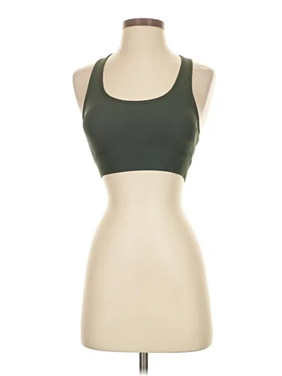 Pre-owned Fabletics Tank Top Green Halter Neckline Tops