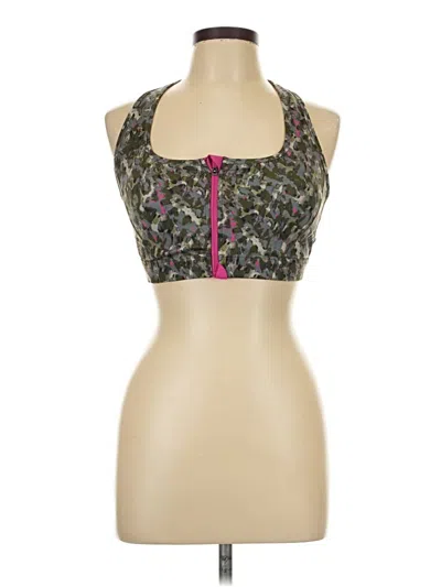 Pre-owned Fabletics Tank Top Green Halter Neckline Tops