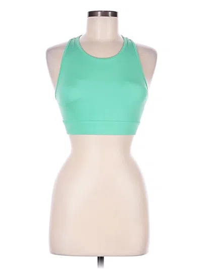 Pre-owned Fabletics Tank Top Green Halter Neckline Tops