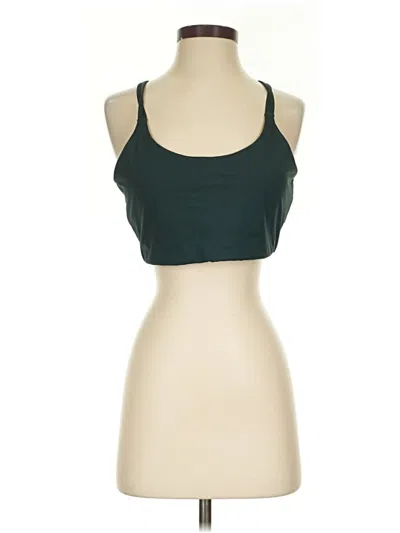Pre-owned Fabletics Tank Top Green Halter Neckline Tops