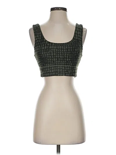 Pre-owned Fabletics Tank Top Green Square Neckline Tops