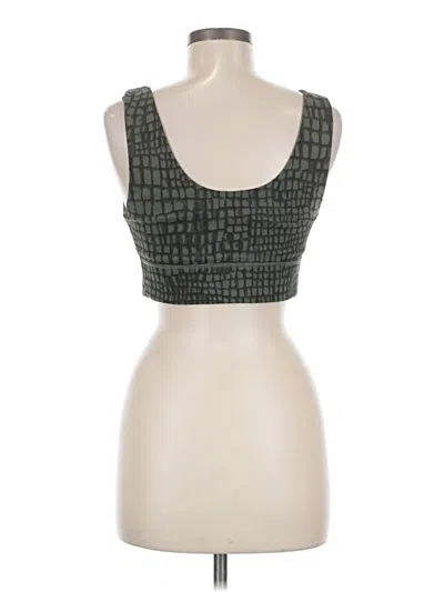 Pre-owned Fabletics Tank Top Green Square Neckline Tops