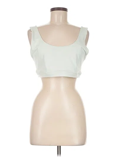 Pre-owned Fabletics Tank Top Green Strapless Neckline Tops