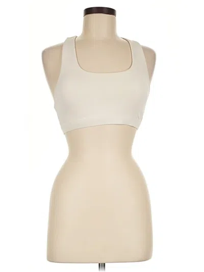 Pre-owned Fabletics Tank Top Ivory Halter Neckline Tops
