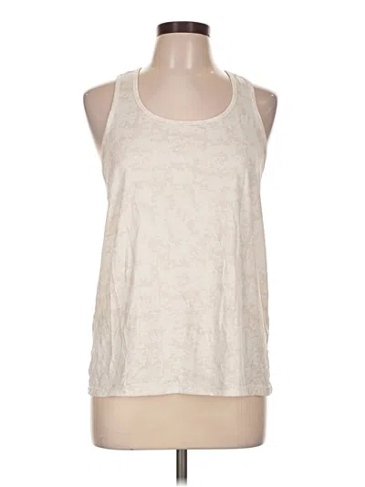 Pre-owned Fabletics Tank Top Ivory Halter Neckline Tops