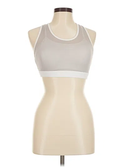 Pre-owned Fabletics Tank Top Ivory Halter Neckline Tops In White