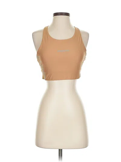 Pre-owned Fabletics Tank Top Orange Halter Neckline Tops