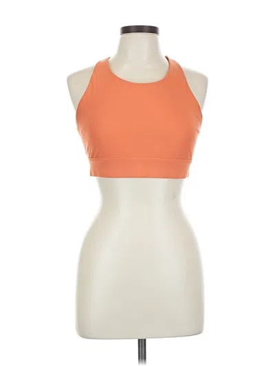 Pre-owned Fabletics Tank Top Orange Halter Neckline Tops