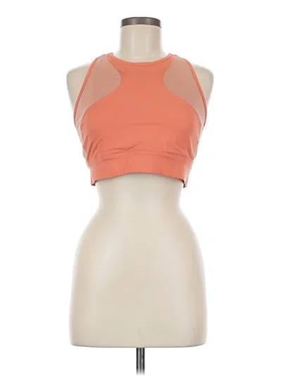 Pre-owned Fabletics Tank Top Orange Halter Neckline Tops
