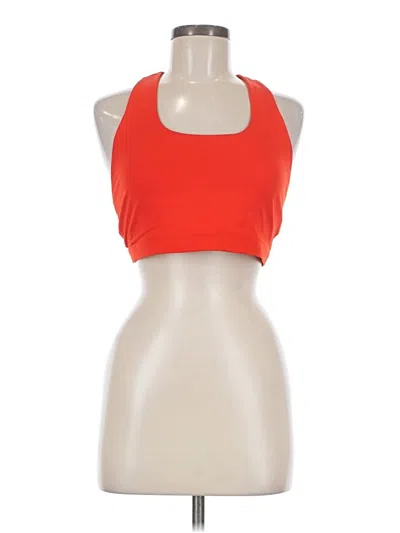 Pre-owned Fabletics Tank Top Orange Halter Neckline Tops