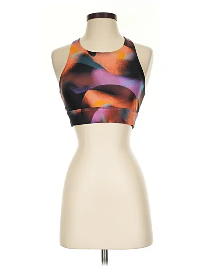 Pre-owned Fabletics Tank Top Orange Halter Neckline Tops