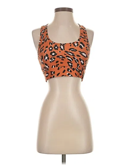 Pre-owned Fabletics Tank Top Orange Halter Neckline Tops
