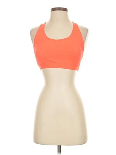 Pre-owned Fabletics Tank Top Orange Halter Neckline Tops
