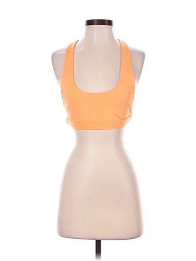 Pre-owned Fabletics Tank Top Orange Halter Neckline Tops