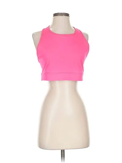 Pre-owned Fabletics Tank Top Pink Halter Neckline Tops