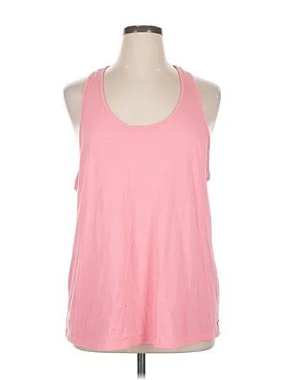 Pre-owned Fabletics Tank Top Pink Halter Neckline Tops