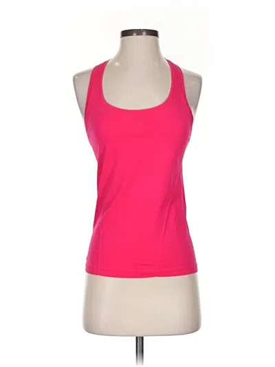 Pre-owned Fabletics Tank Top Pink Halter Neckline Tops