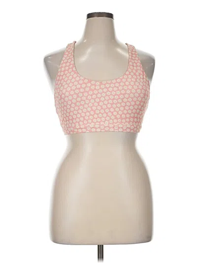 Pre-owned Fabletics Tank Top Pink Halter Neckline Tops