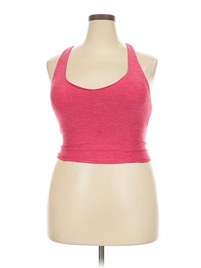 Pre-owned Fabletics Tank Top Pink Halter Neckline Tops