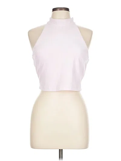 Pre-owned Fabletics Tank Top Pink Halter Neckline Tops