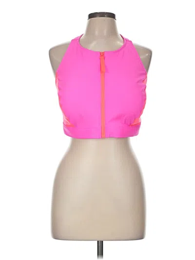 Pre-owned Fabletics Tank Top Pink Halter Neckline Tops