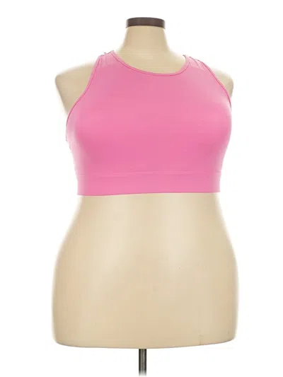Pre-owned Fabletics Tank Top Pink Halter Neckline Tops