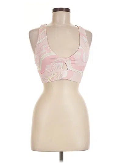 Pre-owned Fabletics Tank Top Pink Halter Neckline Tops
