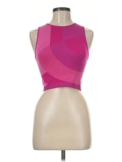 Pre-owned Fabletics Tank Top Pink Halter Neckline Tops