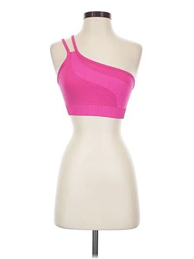 Pre-owned Fabletics Tank Top Pink One Shoulder Neckline Tops